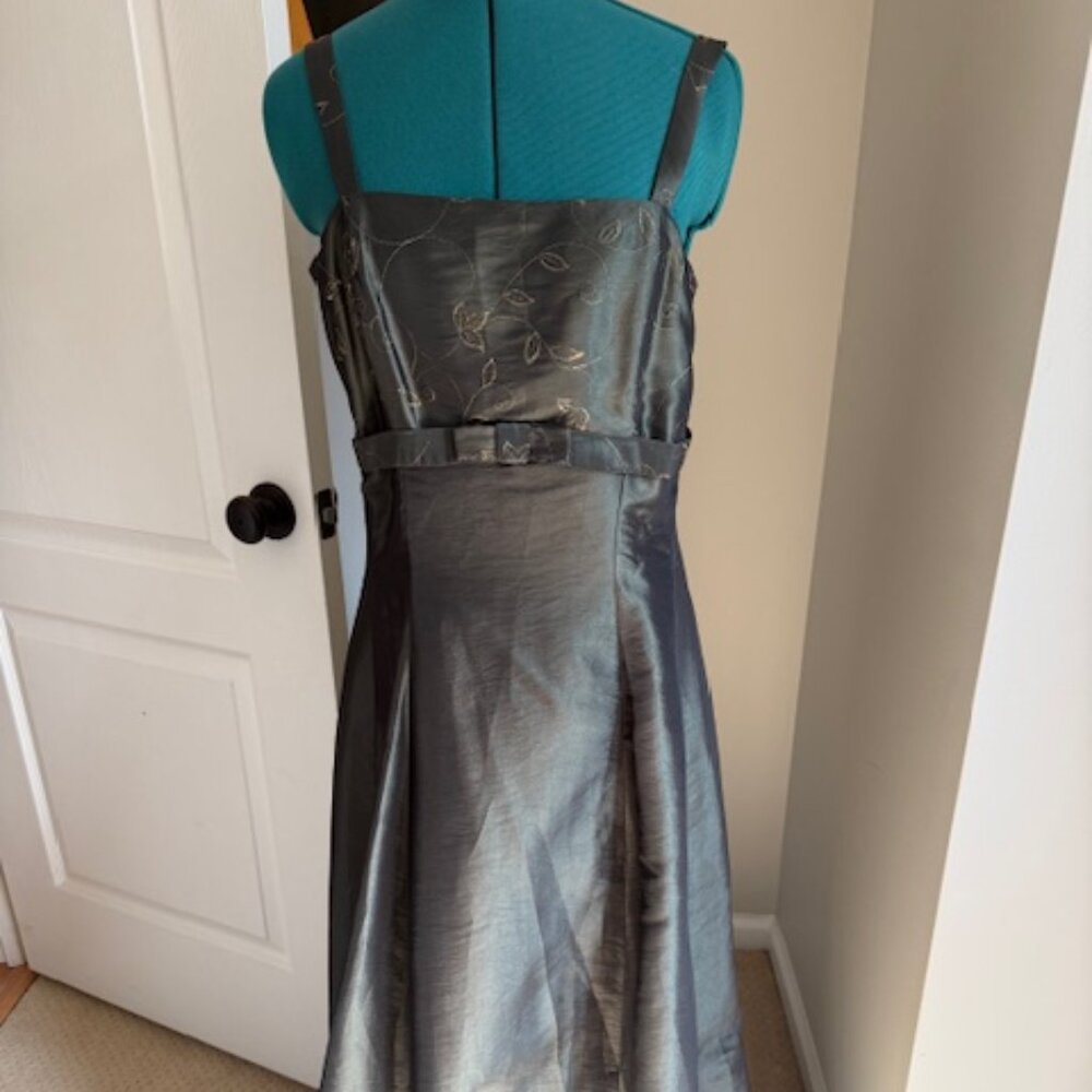 Full Length Christmas Party Dress with matching purse